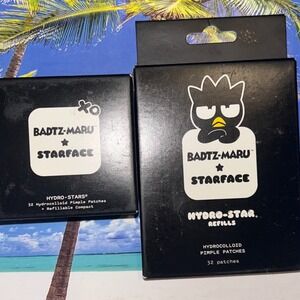 Starface x Badtz-Maru Hydro-Stars Pimple Patches 64ct & Mirrored Compact Sanrio